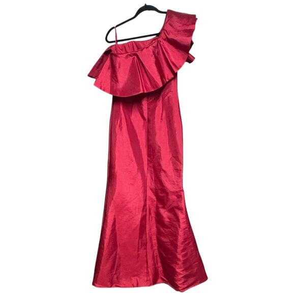 Light in the Box One Shoulder Mermaid Gown Red 6 - Picture 6 of 6